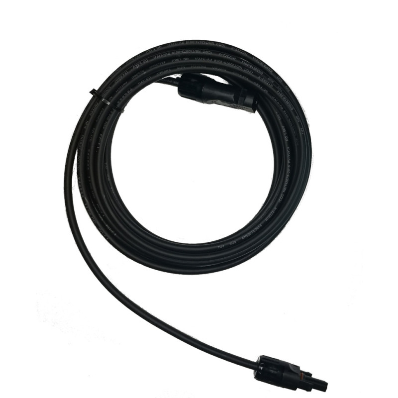 Cable con conector MC4 de 4 mm y 8 metros de longitud