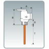 The solenoid valve (pressure) XJPF4A 12V 1/2 inch