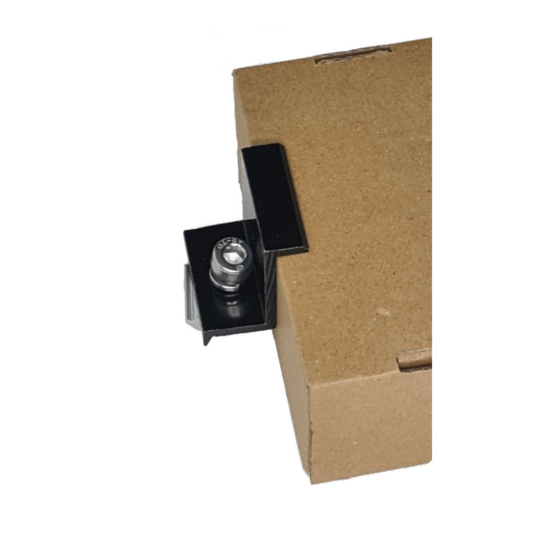 Klema końcowa 40mm czarna + śrubka CR1