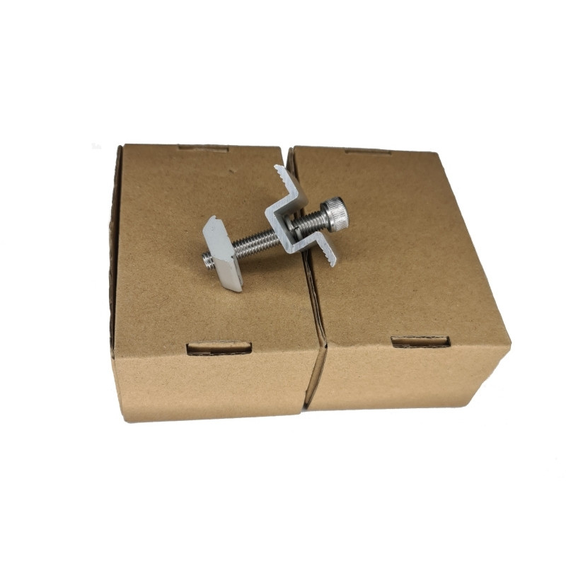 Klema końcowa 40mm czarna + śrubka CR1