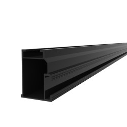 Aluminiumprofil 107 cm schwarz CR4