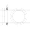 Silicon rubber for vent pipe 20 mm (for heater)