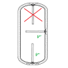 Resistencia calentadora eléctrica W 40cm G 3/4" de cartucho