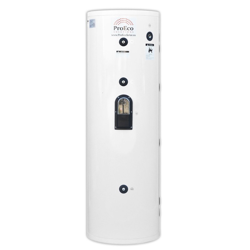 Tanque de agua de 300 l. (dos serpentines de acero inoxidable de 22 mm)