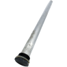 Ánodo de magnesio 450mm/26 con tapón de acero negro de 1"