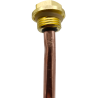 SALE Sleeve 10 x 300 mm with R1/2" copper plug