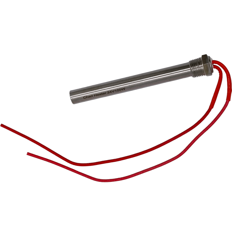 Elektrický ohřívač 24V DC 100W R1/2" 15cm kazetový