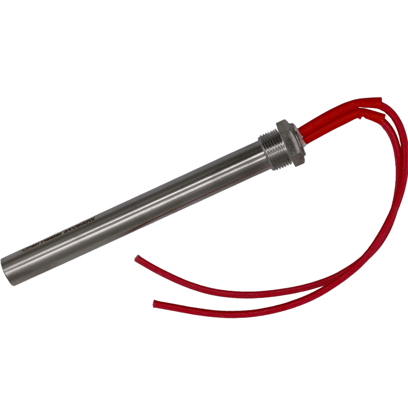 Electric heater 24V DC 800W R3/4" 20cm cassette