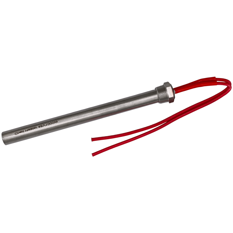 Grzałka elektryczna 48V DC 1000W R3/4" 25cm kasetowa