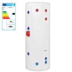 Tank, Brauchwarmwasserspeicher 400 l. (eine Spule 32 mm Edelstahl)