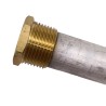 Anoda Magnezowa 220mm z korkiem 3/4" mosiądz